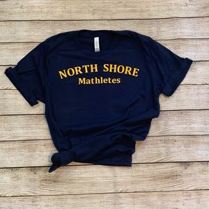 NWOT North Shore Mathletes Shirt